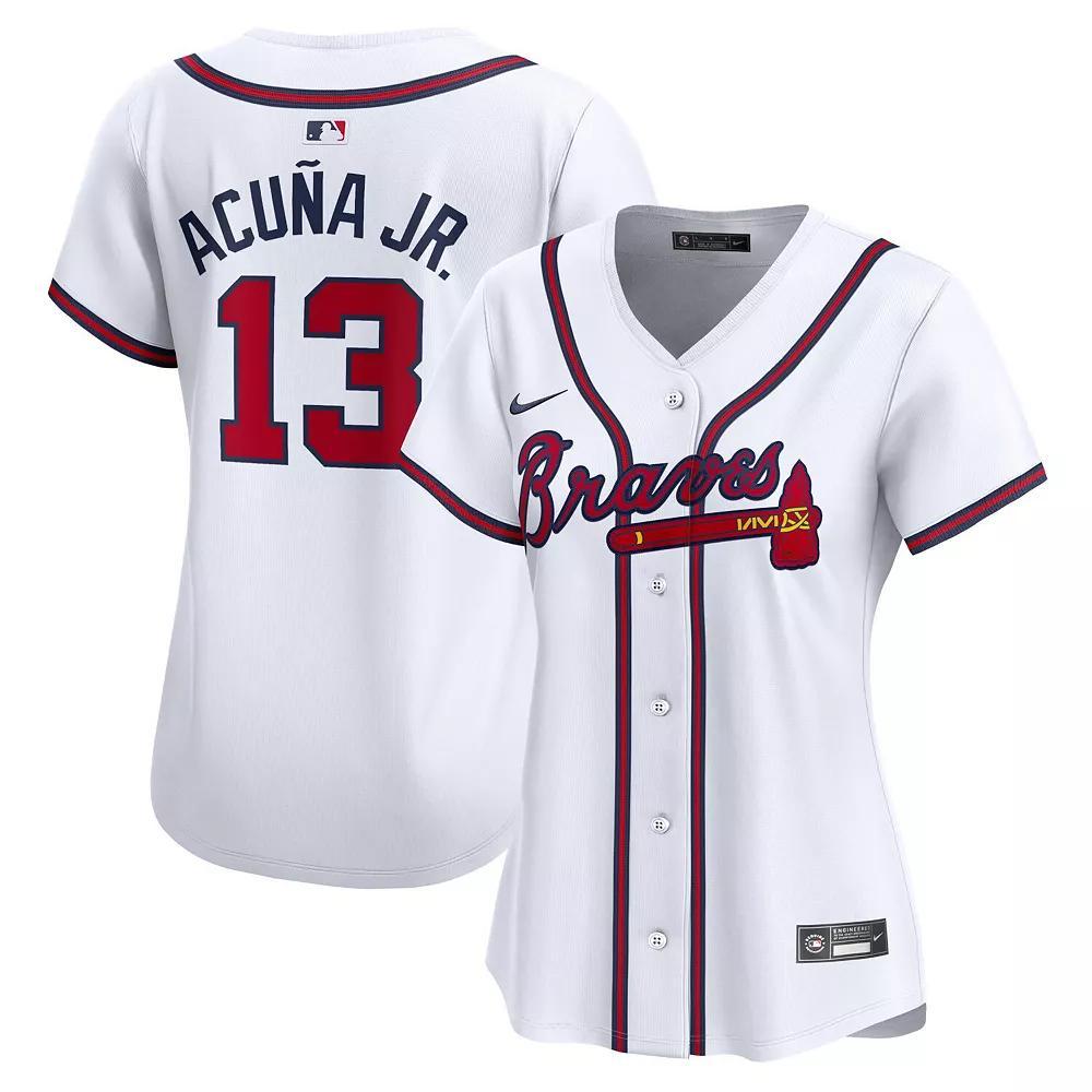 Womens Nike Ronald Acuna Atlanta Braves Home Limited Player Jersey Product Image