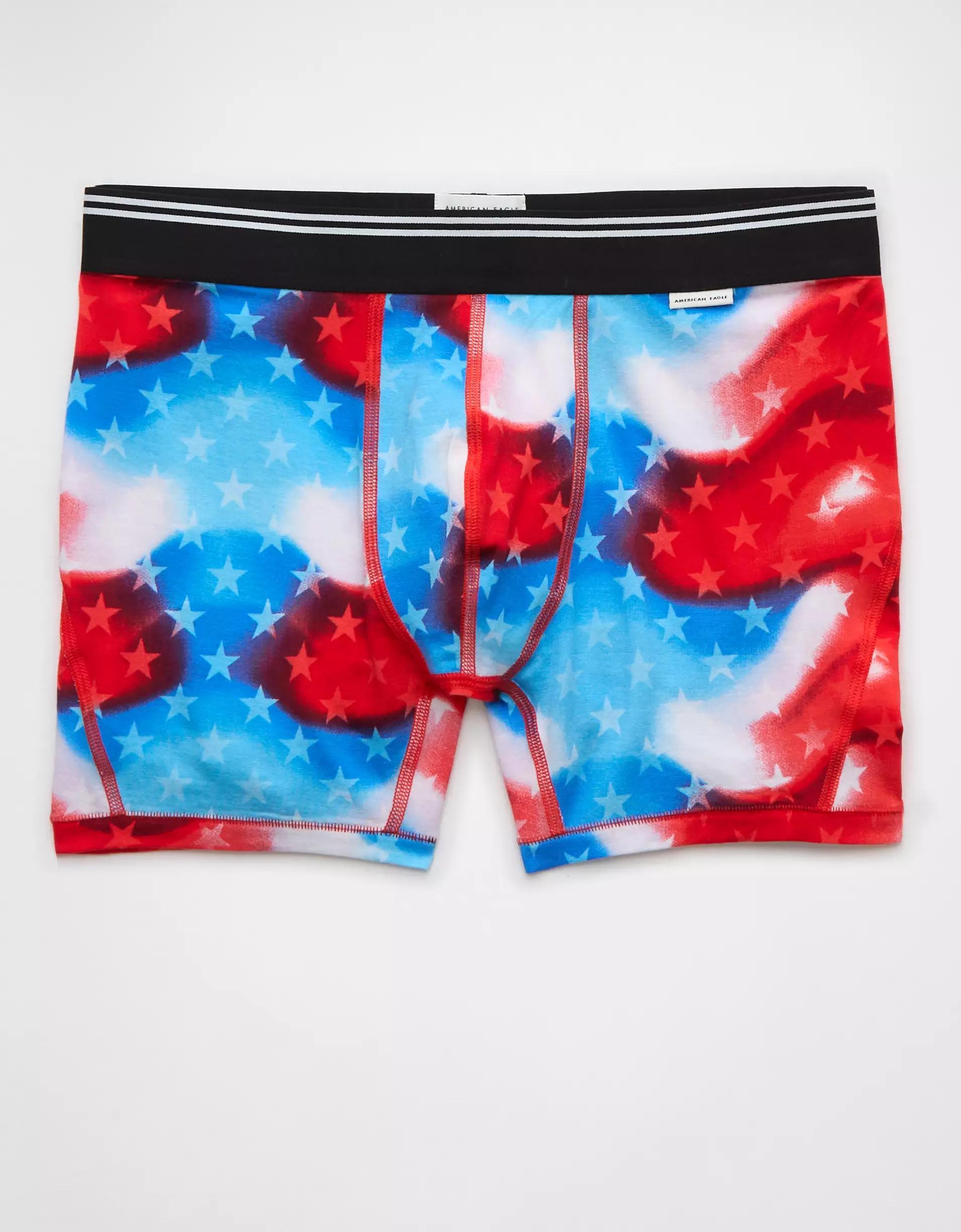 AEO Men's USA 4.5" Ultra Soft Boxer Brief Product Image