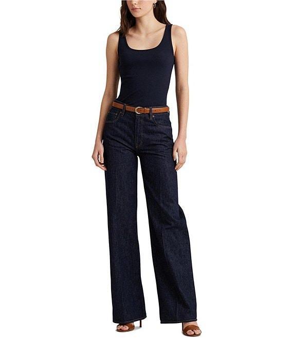 Lauren Ralph Lauren Stretch Cotton Tank Top Product Image