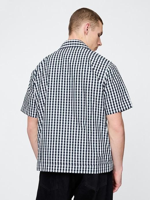 Poplin Full-Zip Pocket Shirt Product Image