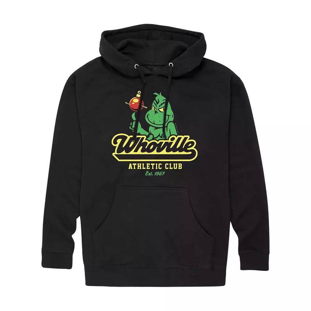 Men's Dr. Seuss Whoville Athletic Club Graphic Hoodie, Size: XL, Black Product Image