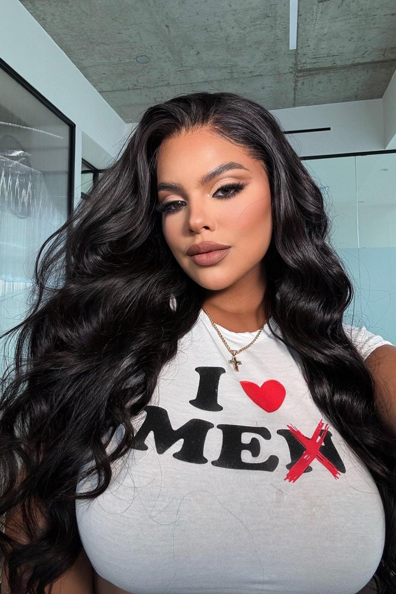 I Love Me Graphic Tee - White Product Image