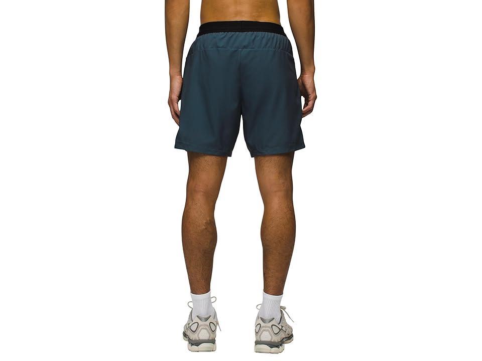 Prana Intrinsic Lined Shorts (Grey Blue) Men's Shorts Product Image