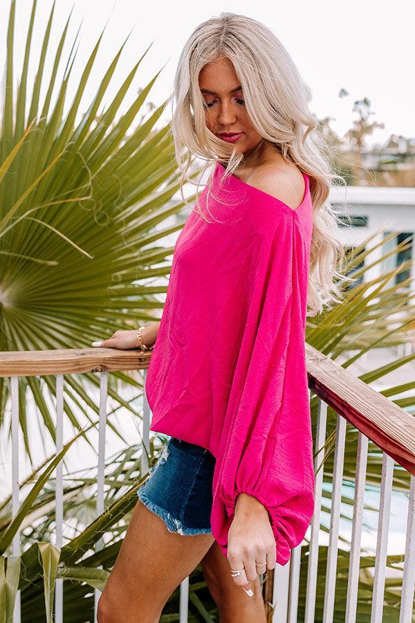 Across Your Heart Shift Top In Rose Product Image