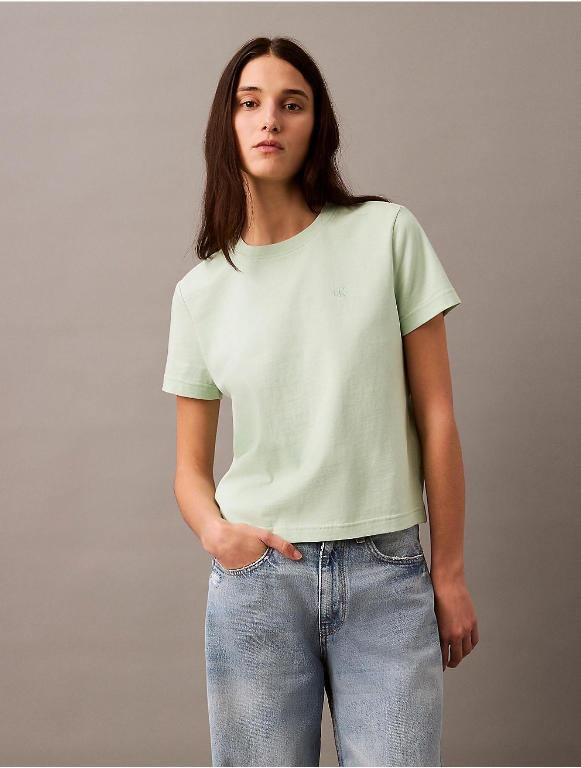 Calvin Klein Women's Archive Logo T-Shirt - Yellow - S Product Image