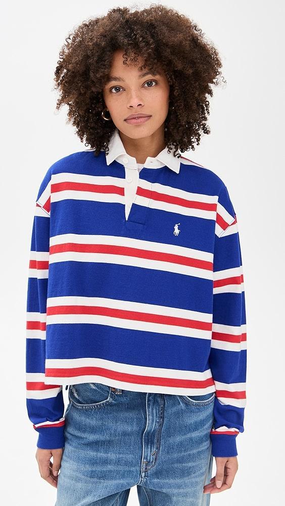 Polo Ralph Lauren Vintage Jersey Rugby Top | Shopbop Product Image