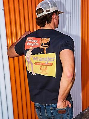 Wrangler x Whataburger Men's Cowboy Burgers T-Shirt | Men's SHIRTS | Wrangler® Product Image