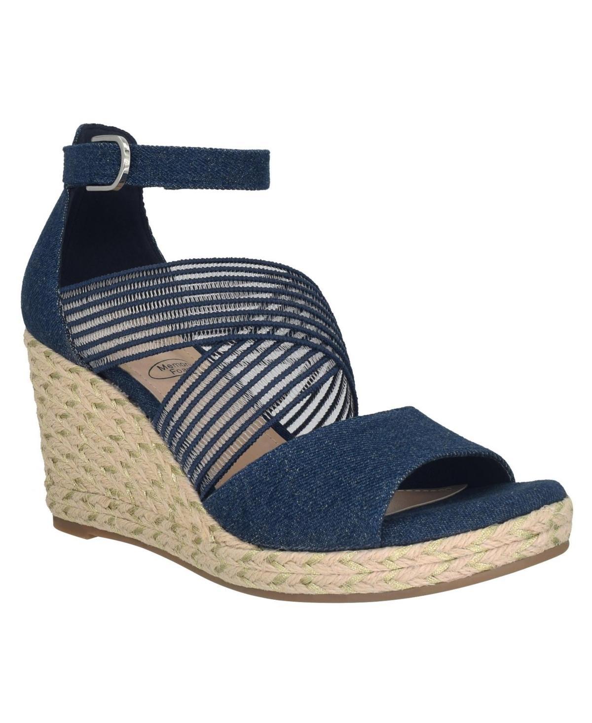 Impo® Tizane Women's Memory Foam Platform Wedge Stretch Sandals, Size: 8, Tuscany Product Image