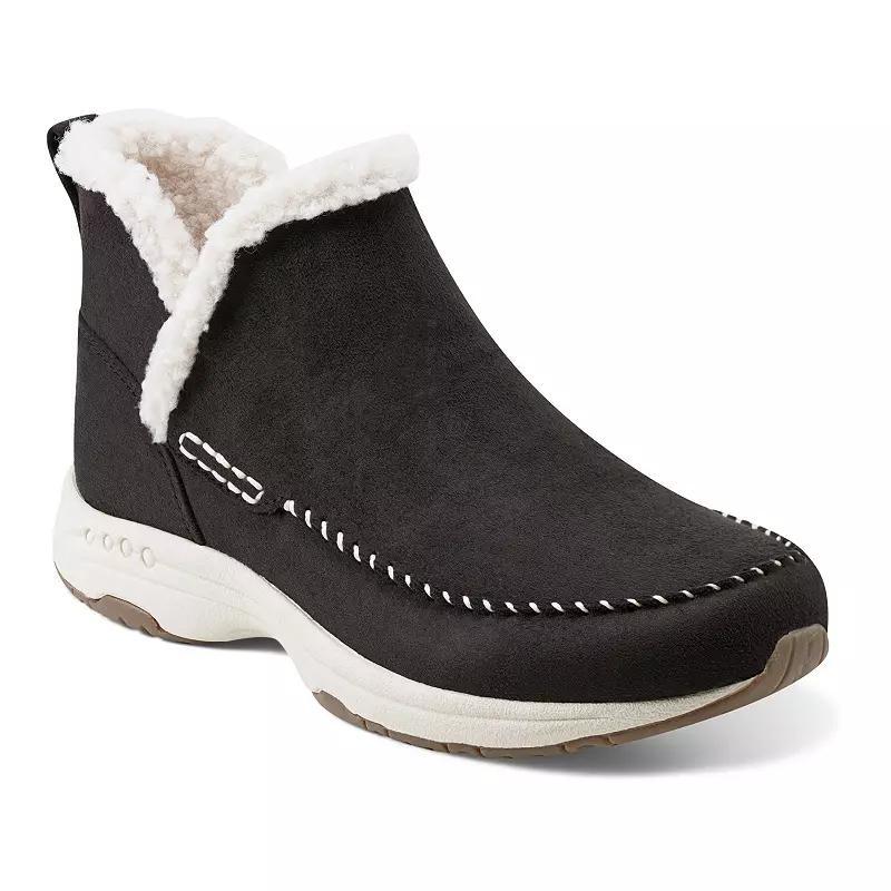 Easy Spirit Tuva Traveltime Pull-On Women's Slipper Ankle Boots, Size: 5.5, Black Product Image