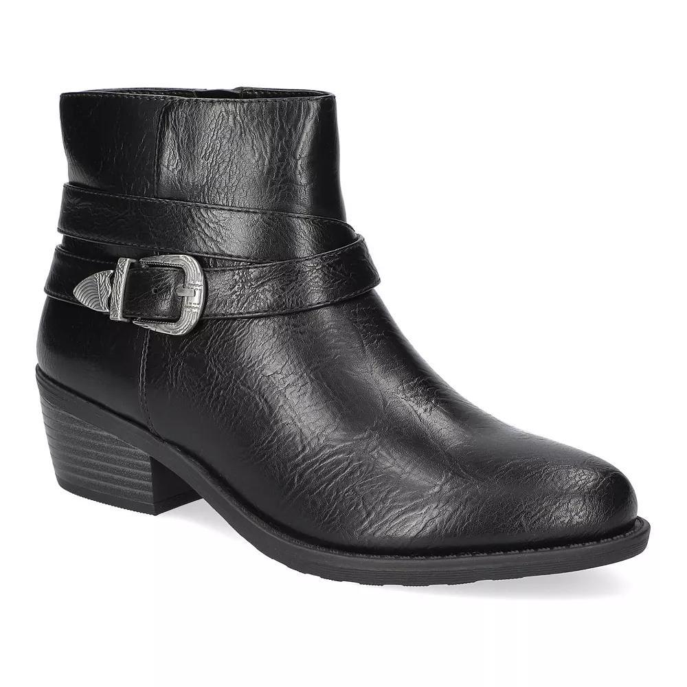 Easy Street Skyler Women's Western Ankle Boots, Size: 6, Black Product Image