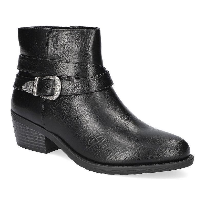 Easy Street Skyler Women's Western Ankle Boots, Size: 6, Black Product Image