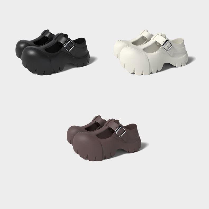 Plain Platform Mary Jane Clog Product Image