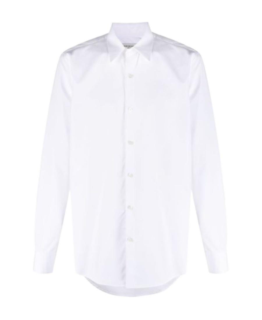DRIES VAN NOTEN Long-sleeved Shirt In White Product Image