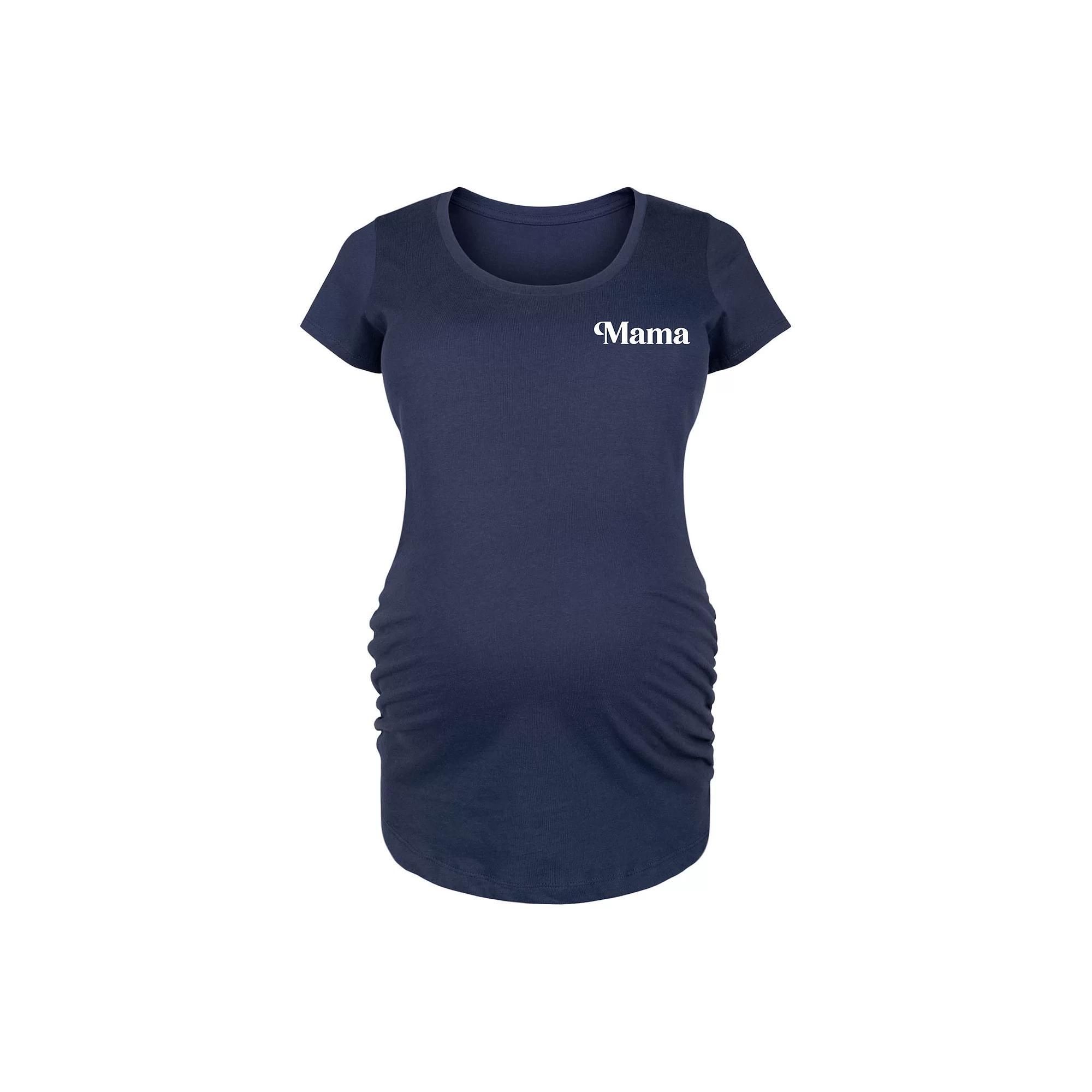 Maternity Mama Graphic Tee, Womens Blue Product Image