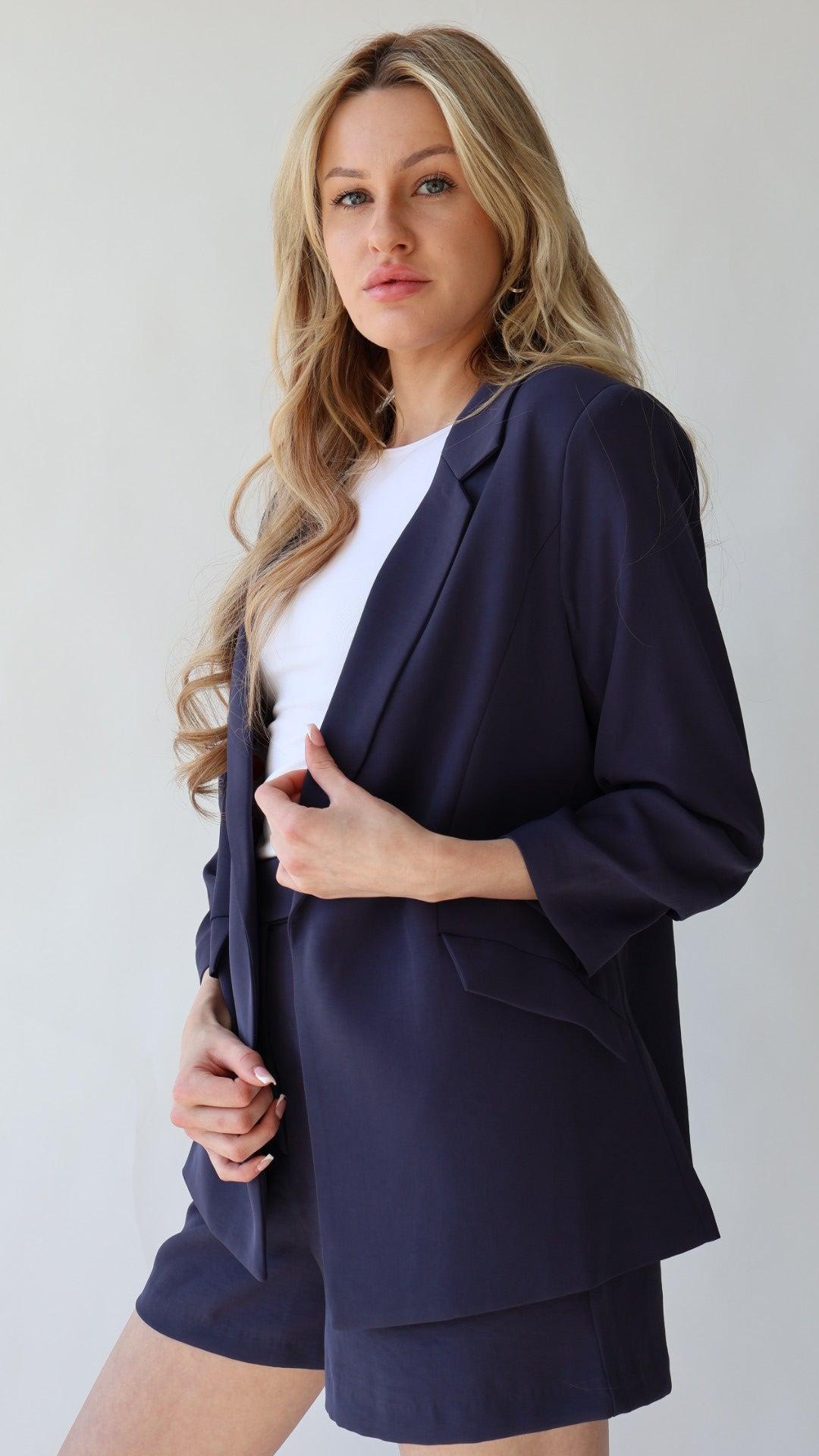 Pleat Front Suiting Shorts Product Image