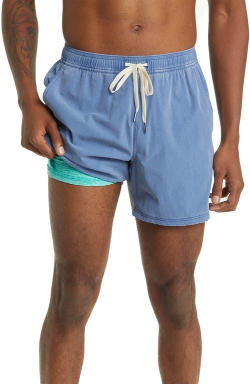 Fair Harbor The Bungalow Swim Shorts 5 Navy XL Product Image