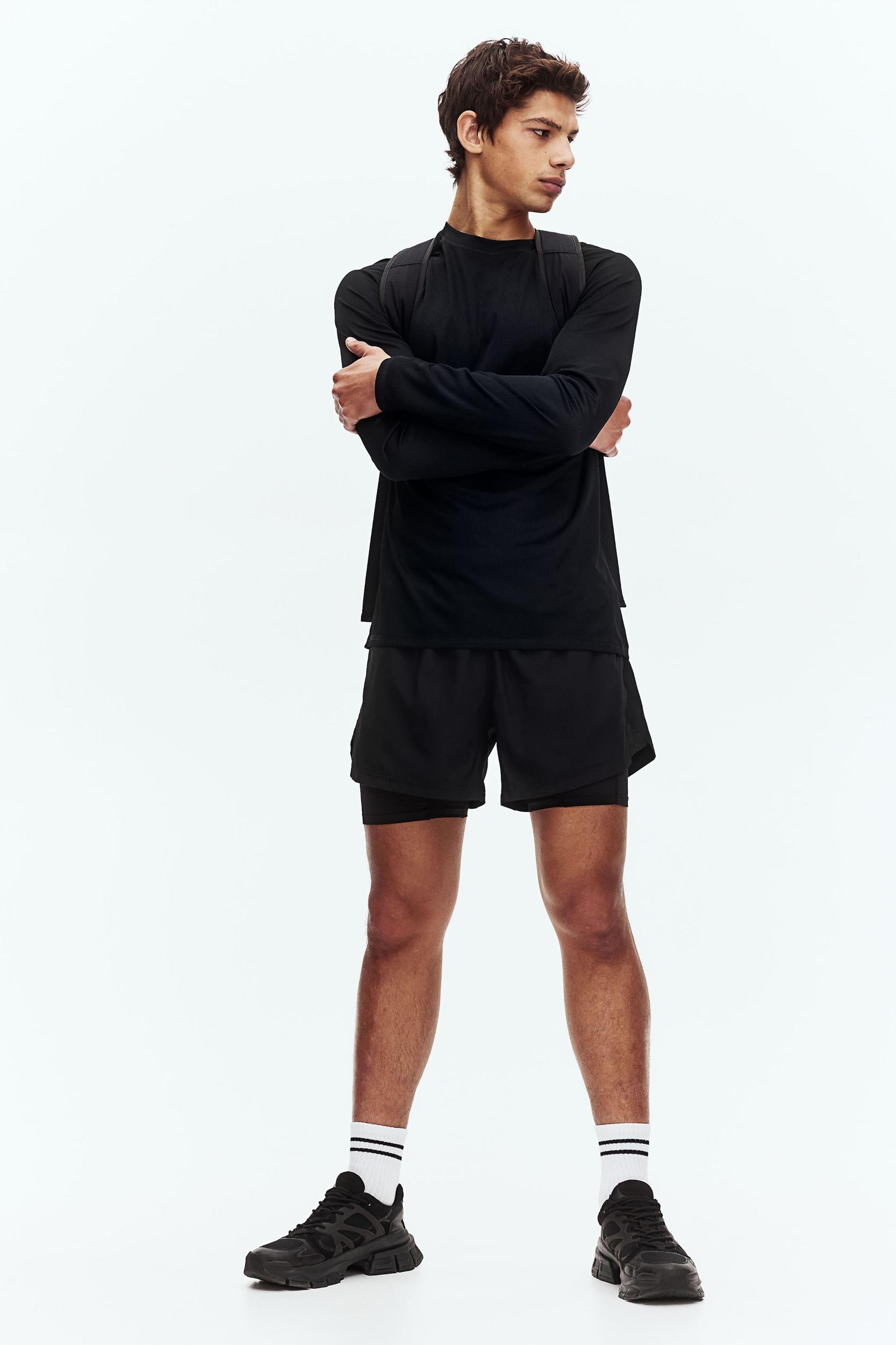 Double-Layered Sports Shorts with DryMove™ Product Image