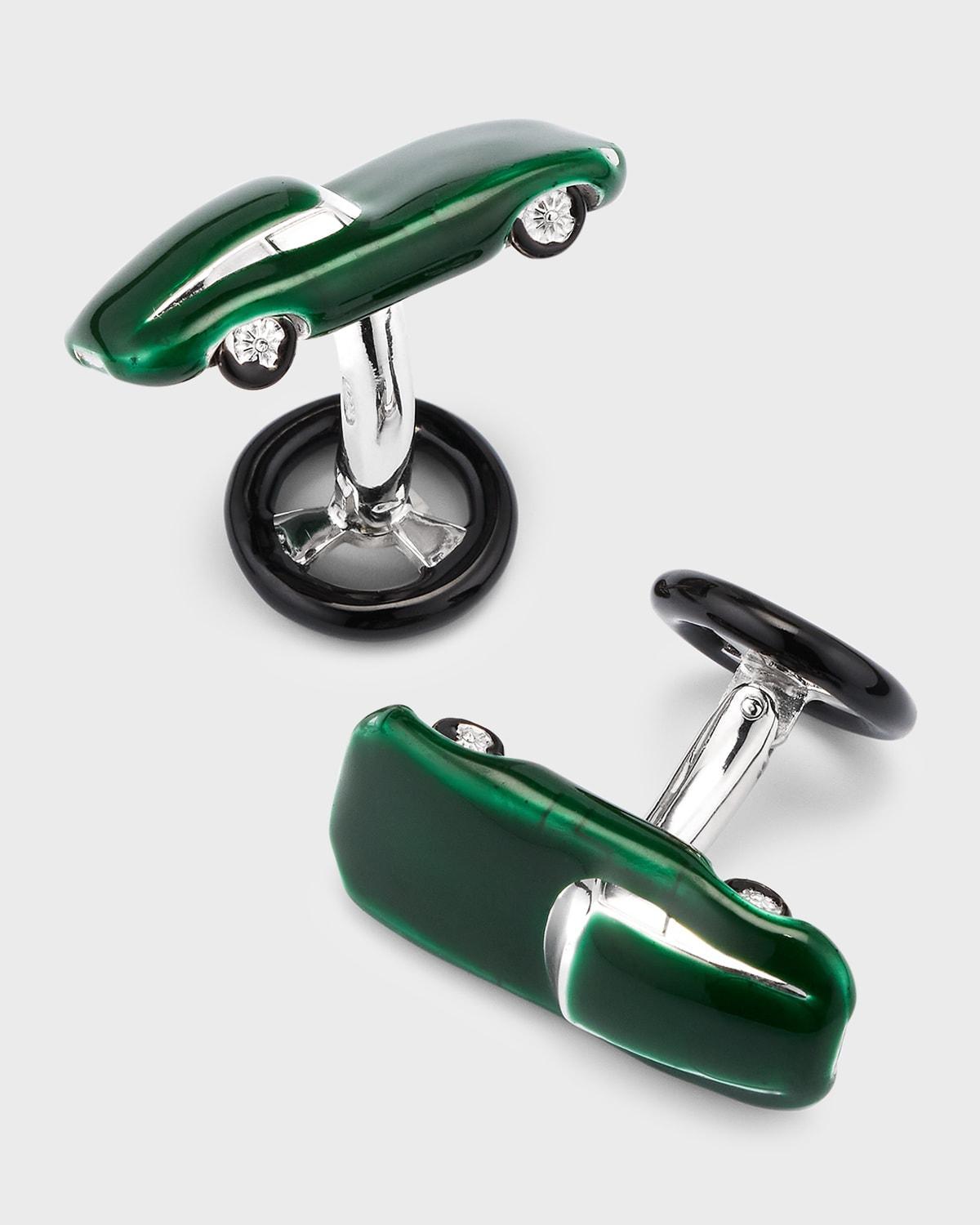 Jan Leslie Vintage Sports Car Cufflinks Product Image
