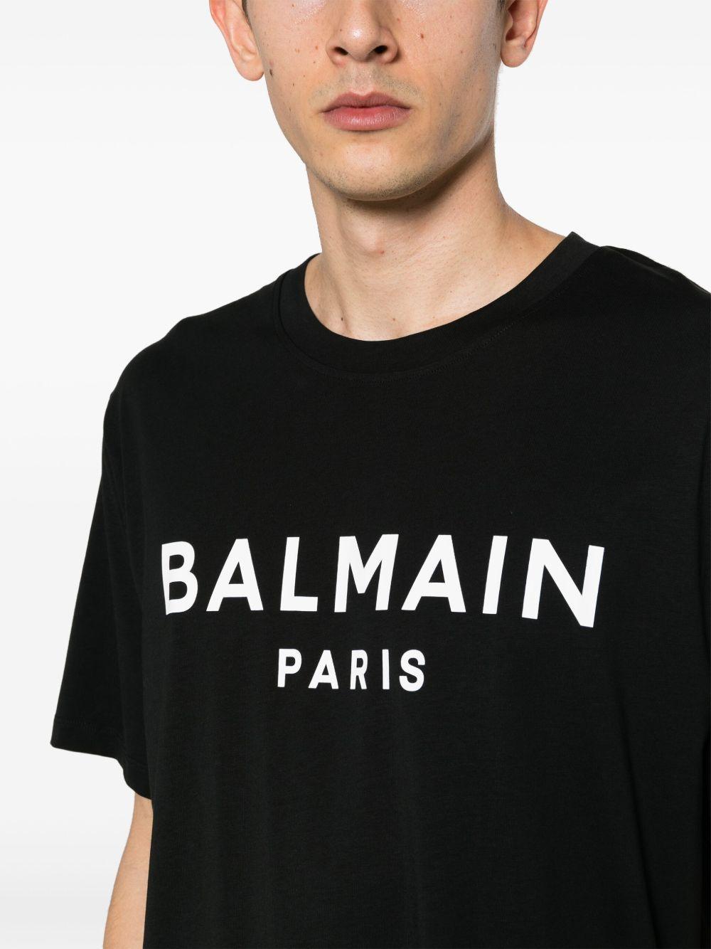 logo-print cotton T-shirt  Product Image