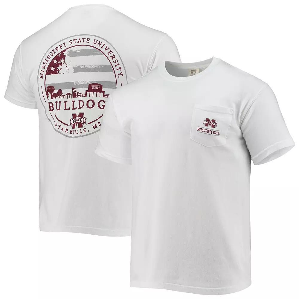 Men's White Mississippi State Bulldogs Campus Americana T-Shirt, Size: 3XL, Mst White Product Image