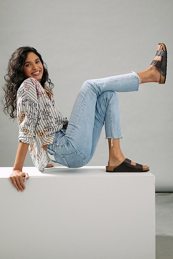 Paige Cindy High Rise Ankle Straight Jeans in Park Ave Product Image