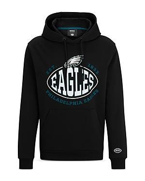 Men's BOSS X NFL  Black Minnesota Vikings Touchback Pullover Hoodie, Size: Medium Product Image