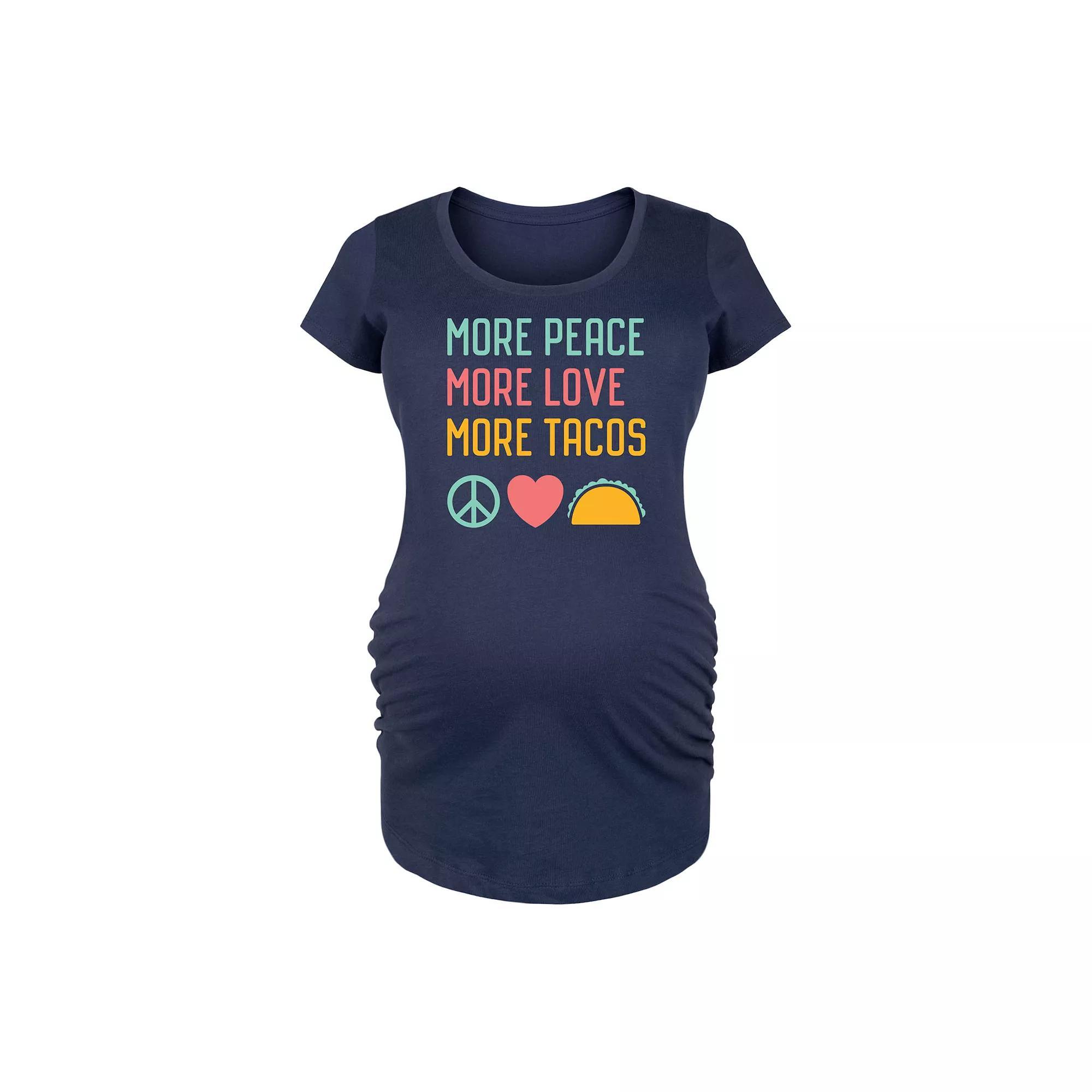 Maternity Barbie Logo Pink Glitter Graphic Tee, Womens Blue Product Image