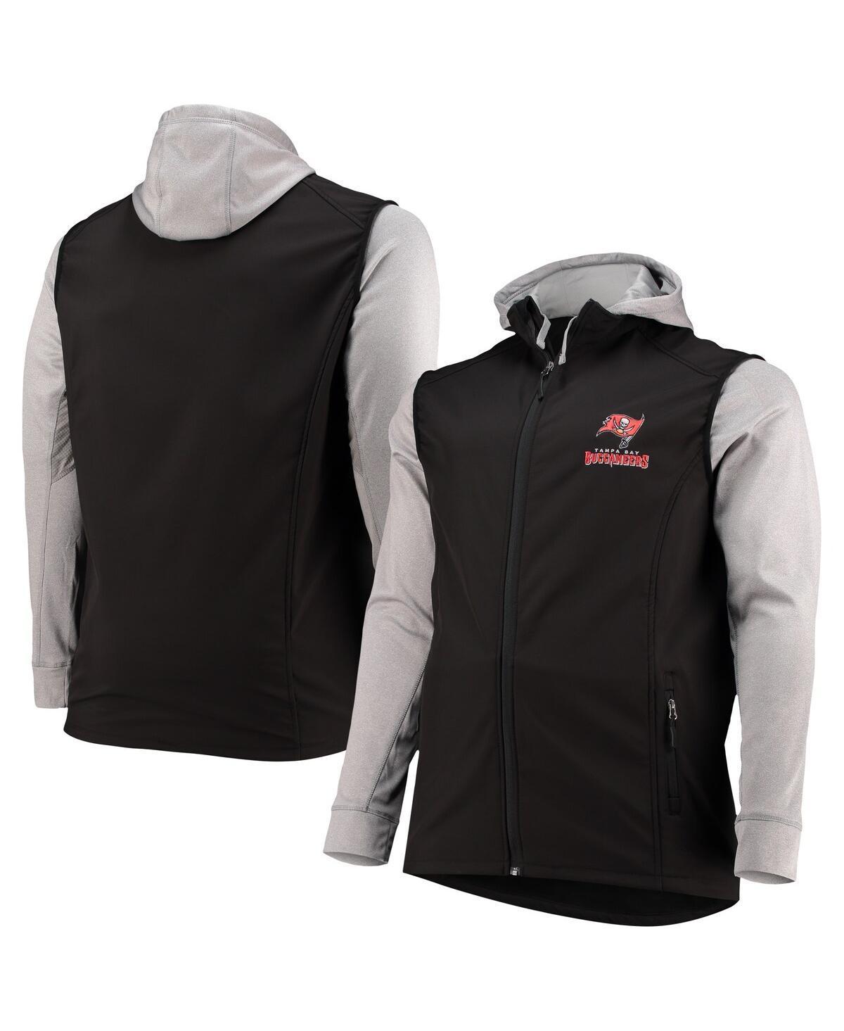 Men's Dunbrooke Black/Gray Tampa Bay Buccaneers Big & Tall Alpha Full-Zip Hoodie Jacket, Size: 2XLT Product Image