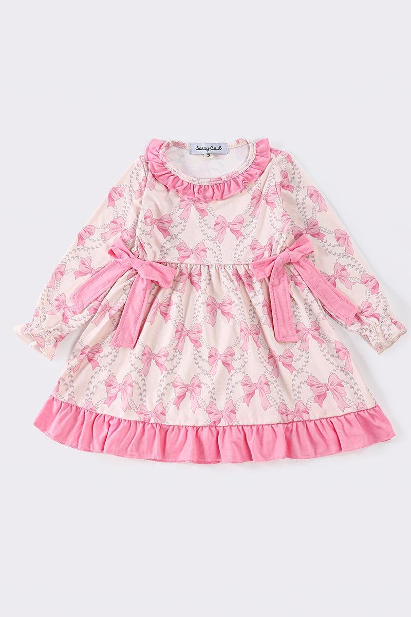 Yellow lemon print girl dress Girls Product Image