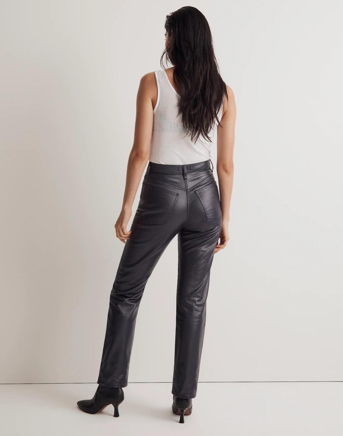 The '90s Straight Jean in Midnight Blue Foil Product Image