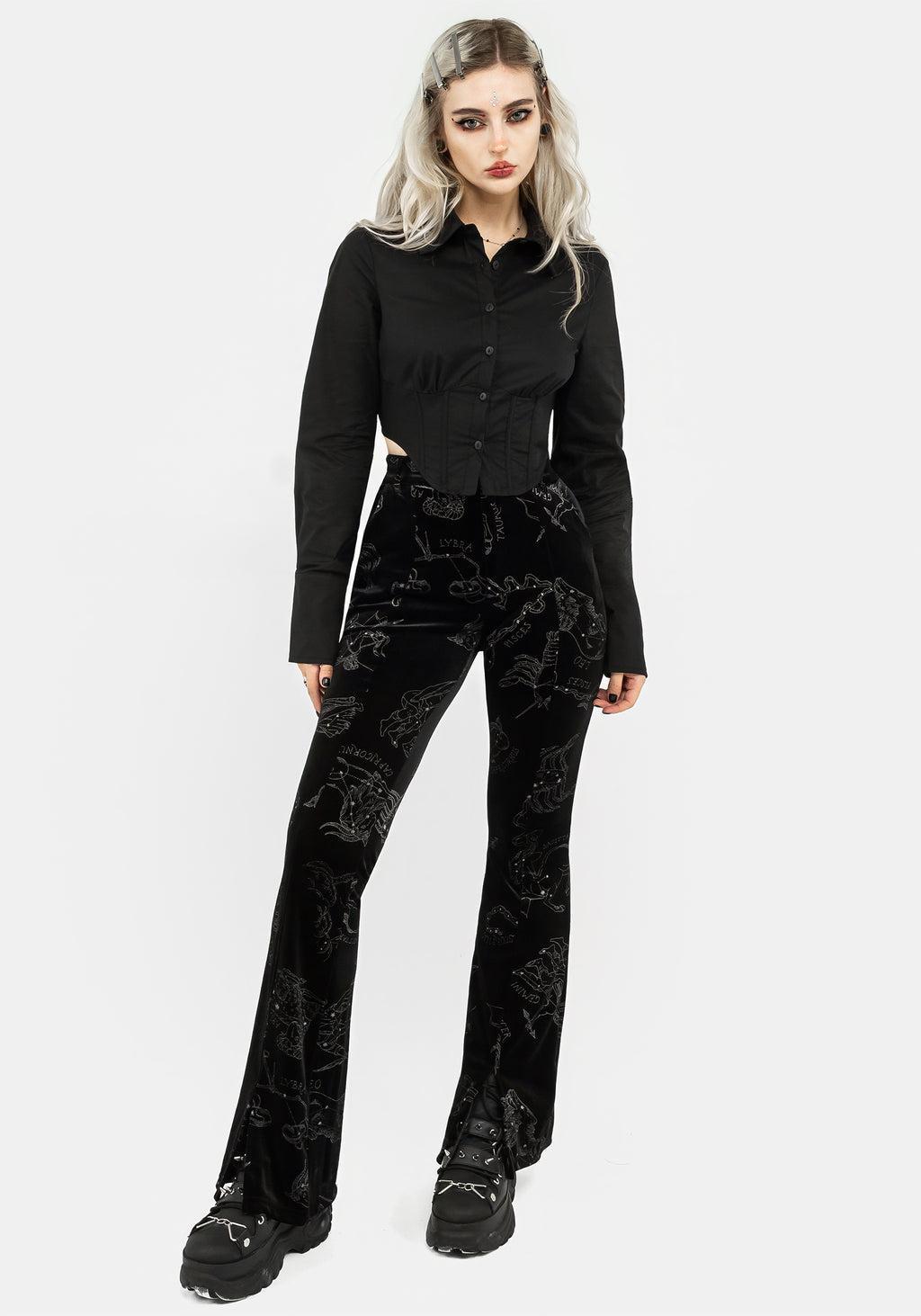 Ingram Collared Corset Shirt Product Image