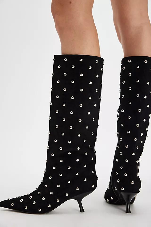 All Night Studded Kitten Boots Product Image