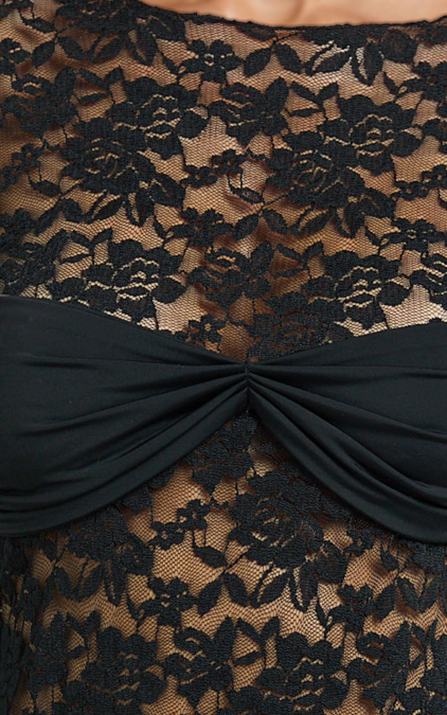 Lioness - Midnight Mini Dress in Onyx Product Image