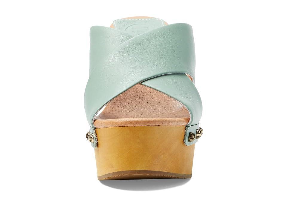 Dingo Driftwood Womens Leather Platform Sandals Product Image