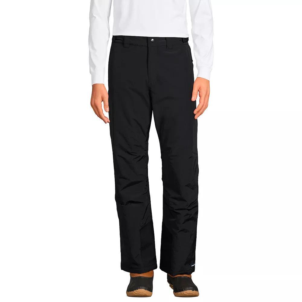 Men's Lands' End Squall Waterproof Insulated Snow Pants, Size: Small, Black Product Image