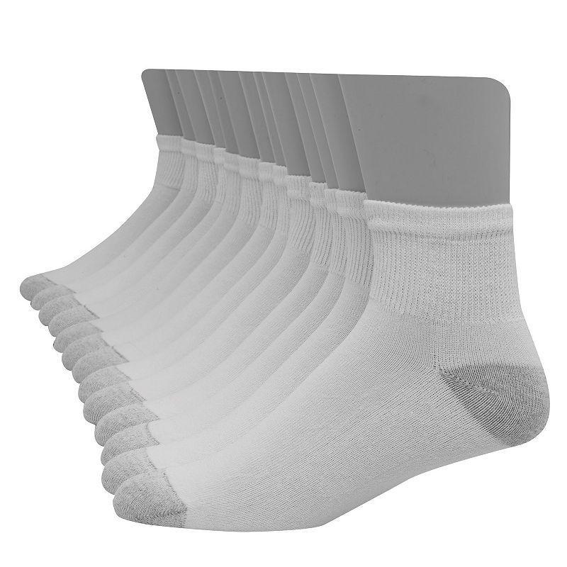 Mens Hanes Ultimate 12-pack + 1 Bonus Soft & Durable Ankle Socks Product Image