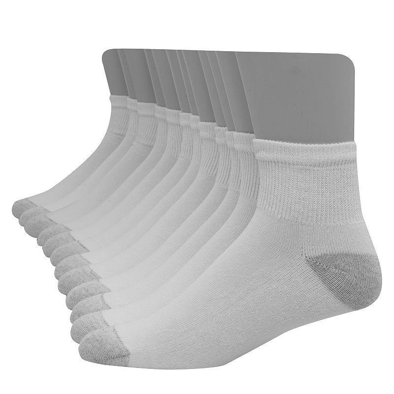 Hanes Ultimate Mens 12-Pack Soft & Durable Ankle Socks Product Image