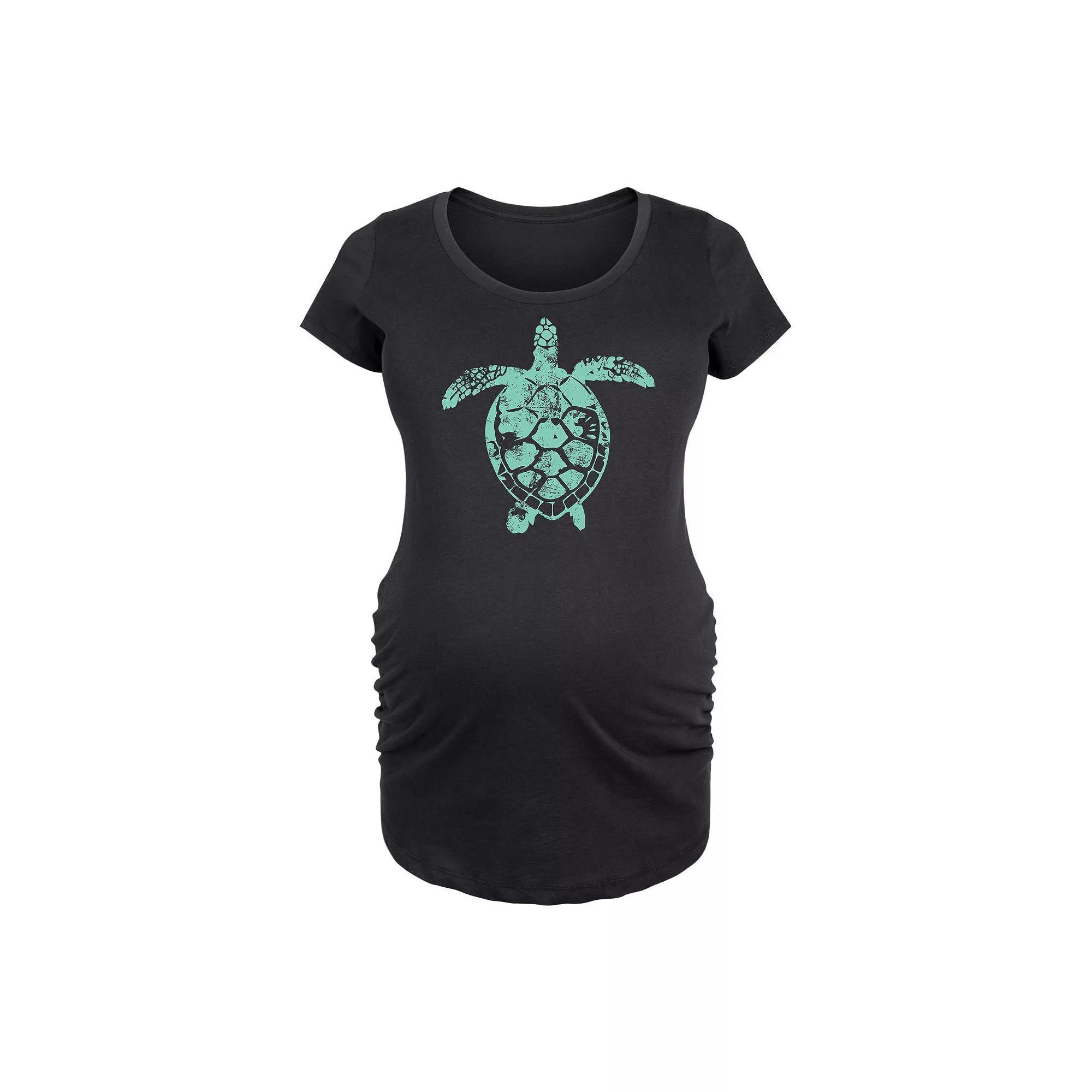 Maternity Red White Blue Cowboy Hat Graphic Tee, Womens Product Image