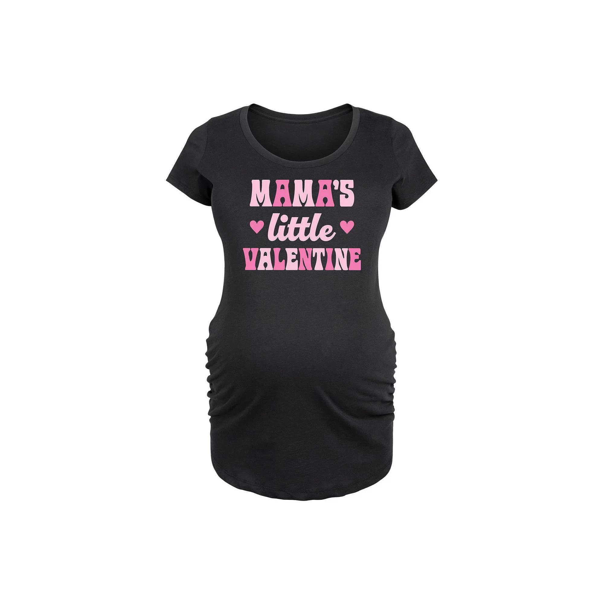 Disneys The Little Mermaid Ariel & Flounder Maternity Heart Graphic Tee, Womens Product Image