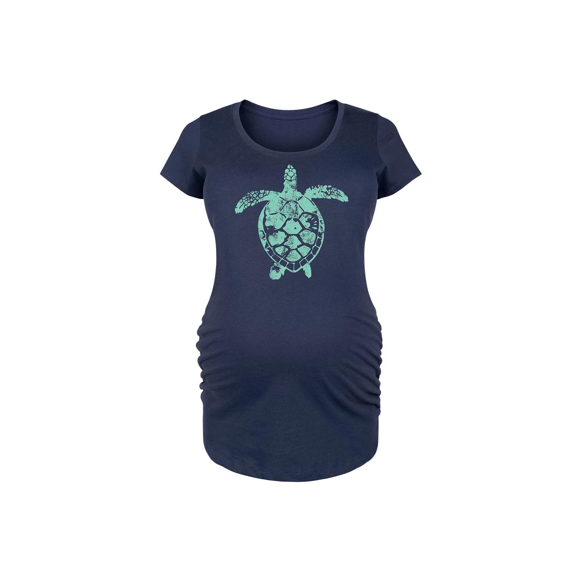 Maternity Apparently I Have An Attitude Graphic Tee, Womens Blue Product Image