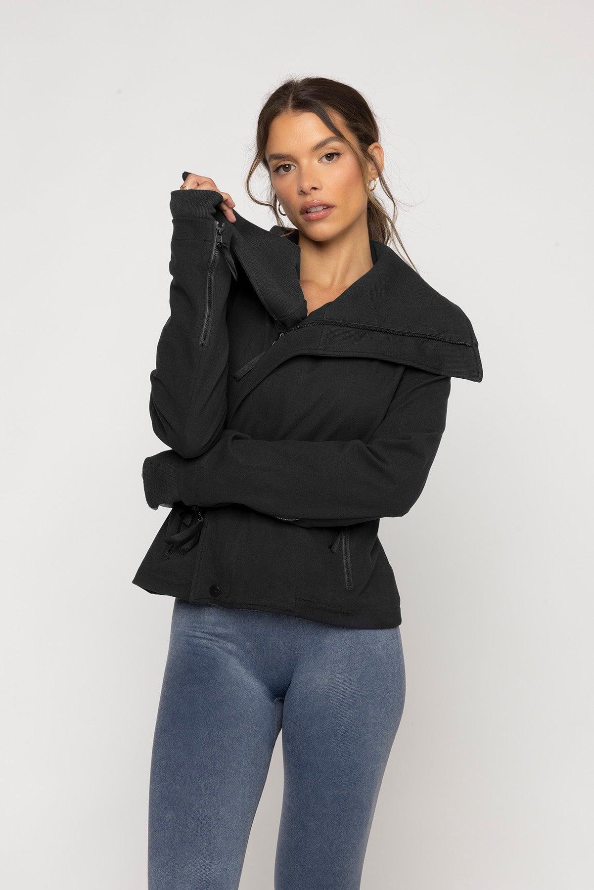 Heart Racer Moto Jacket - Black Product Image