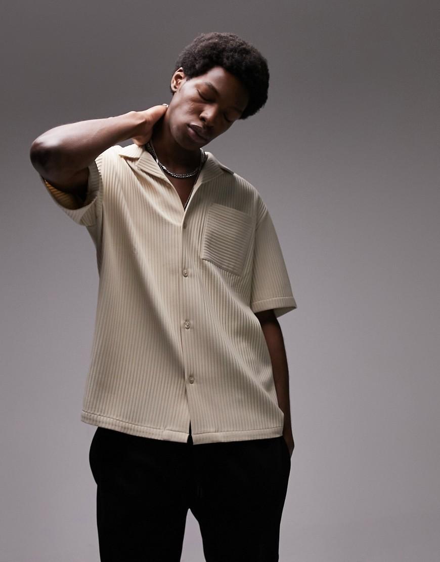 Topman short sleeve plisse shirt Product Image