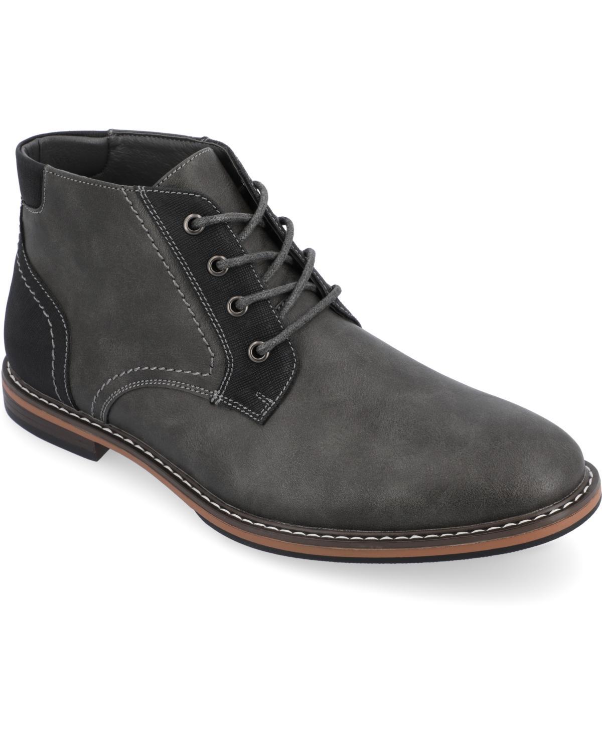 VANCE Franco Men's Plain Toe Chukka Boots, Size: 8.5, Brown Product Image