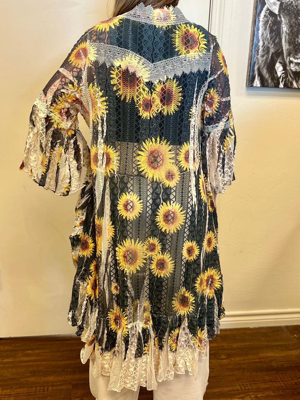 Blowing Sunflower Lace Duster* Product Image