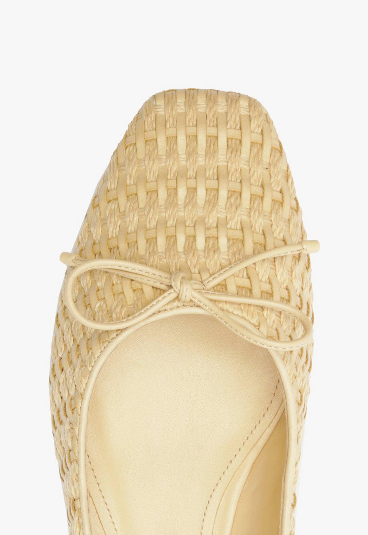 Arissa Straw Ballet Flat Product Image