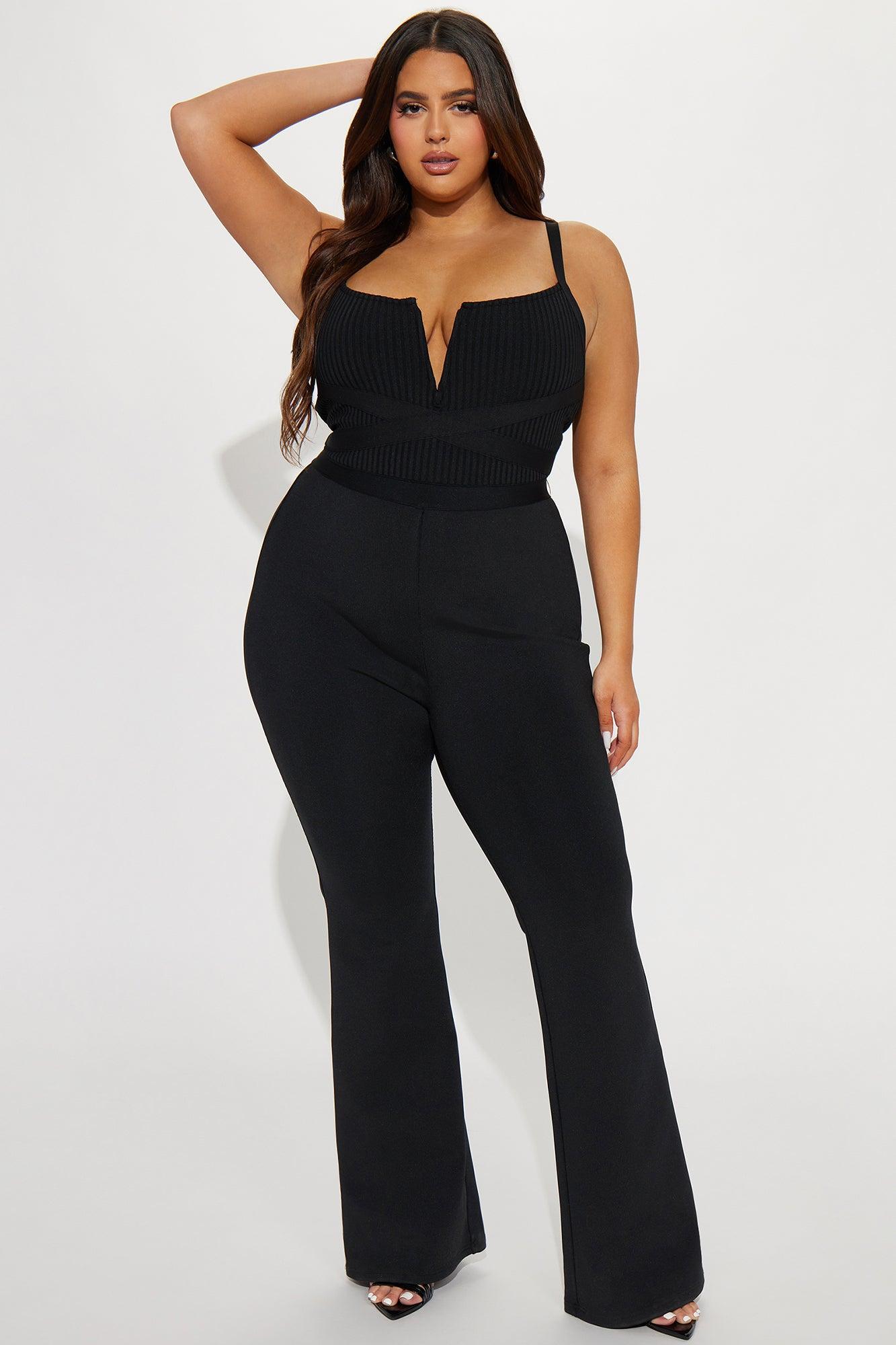 Misty Bandage Jumpsuit - Black Product Image