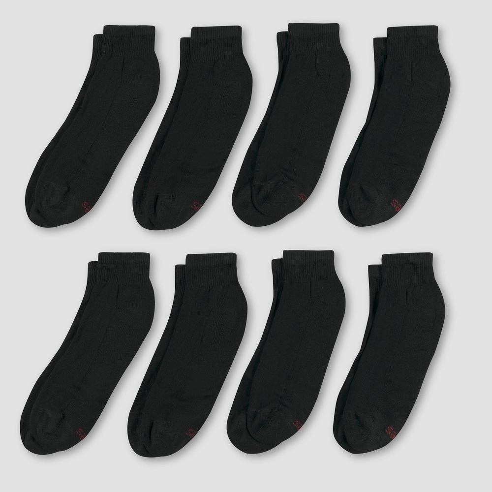 Hanes Mens Ankle Socks with FreshIQ 8pk 6-12: Moisture Wicking, Reinforced Heel & Toe Product Image