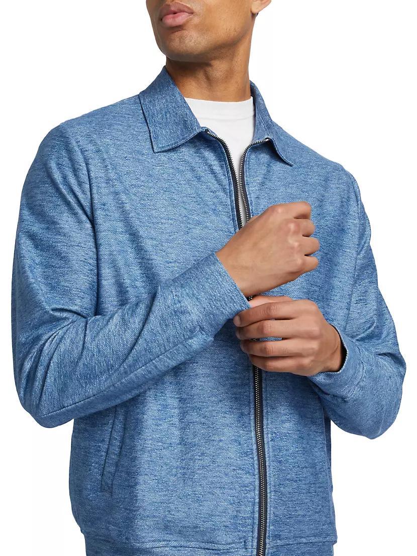 Slim-Fit Herrington Cotton & Linen-Blend Jacket Product Image