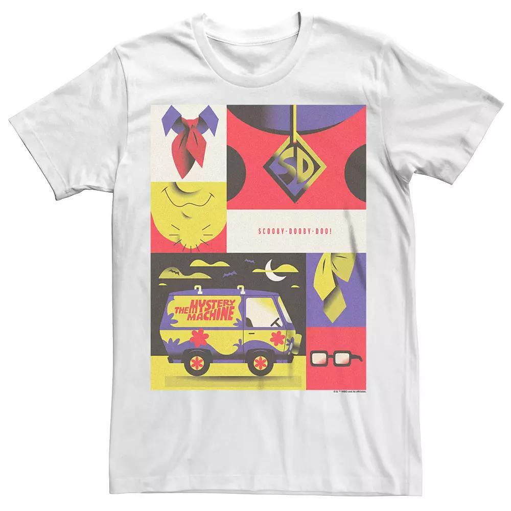 Men's WB The 100 Scooby-Doo Team Elements Graphic Tee, Size: Small, White Product Image