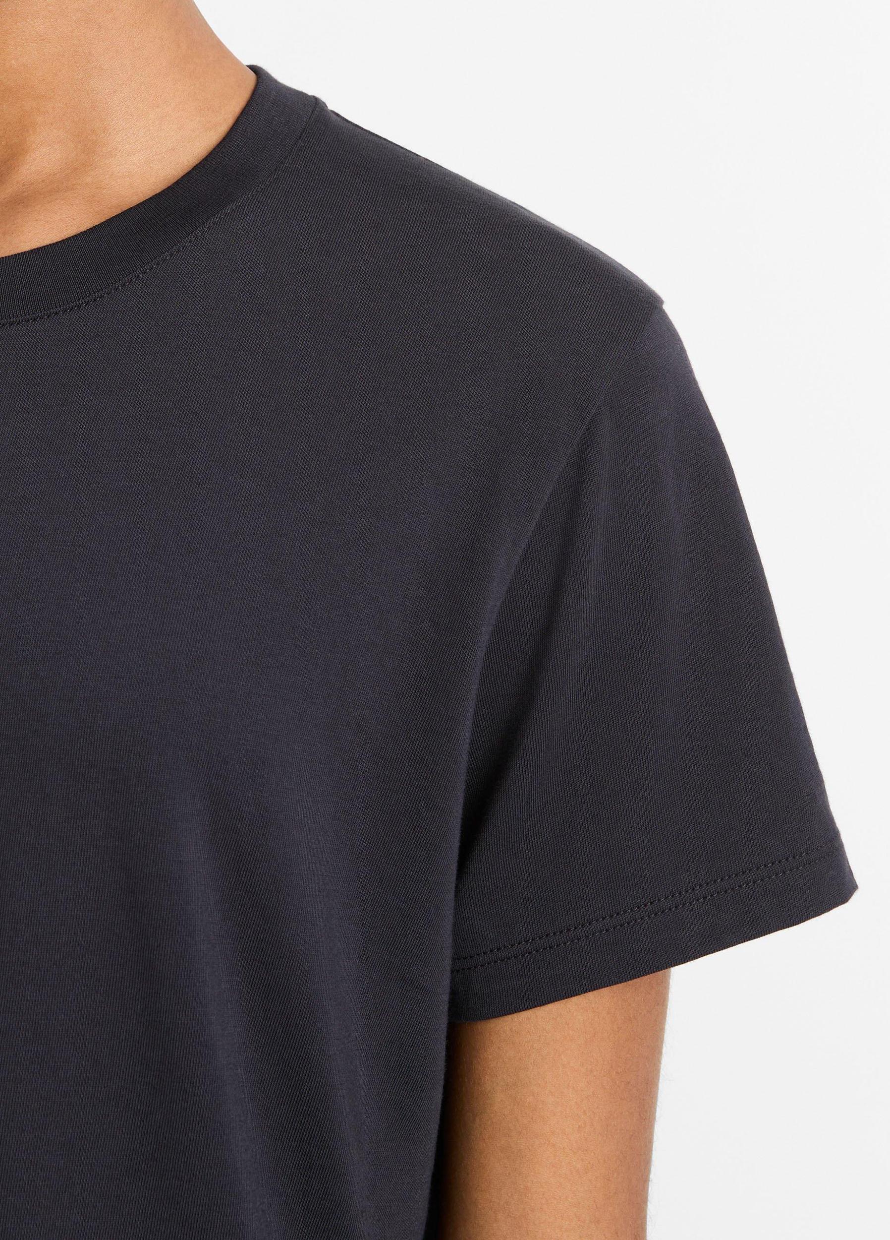 Womens Pima Cotton Crew Neck T-Shirt, Coastal Blue, Size XXS Vince Product Image